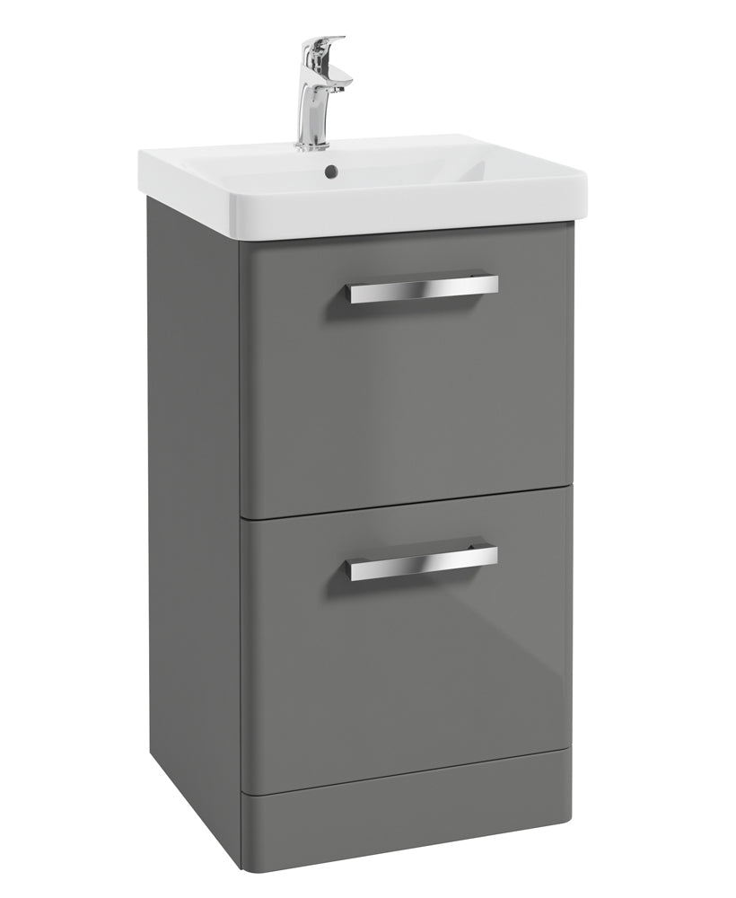 Odeon Steel Grey Gloss 50cm Floorstandin