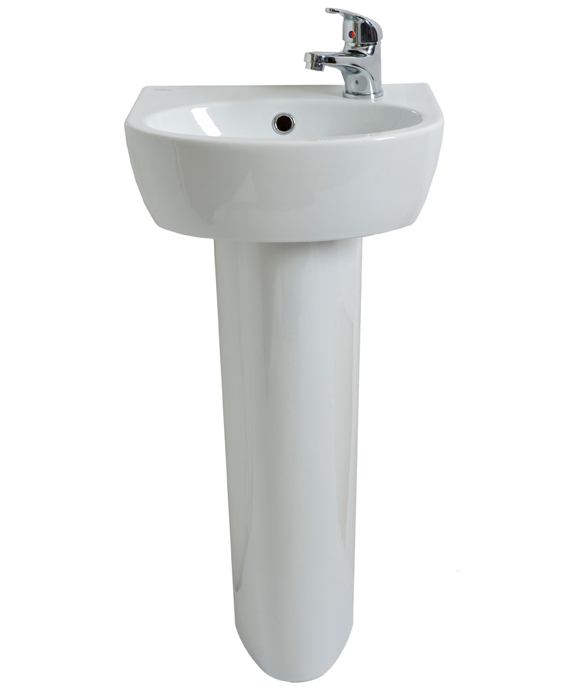 Parva 40cm RH Basin & Full Pedestal