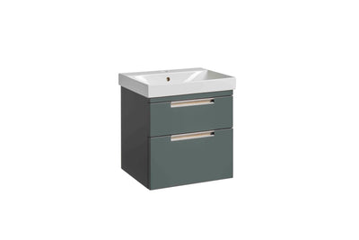 500mm Platform Double Drawer Wall Mounted - W