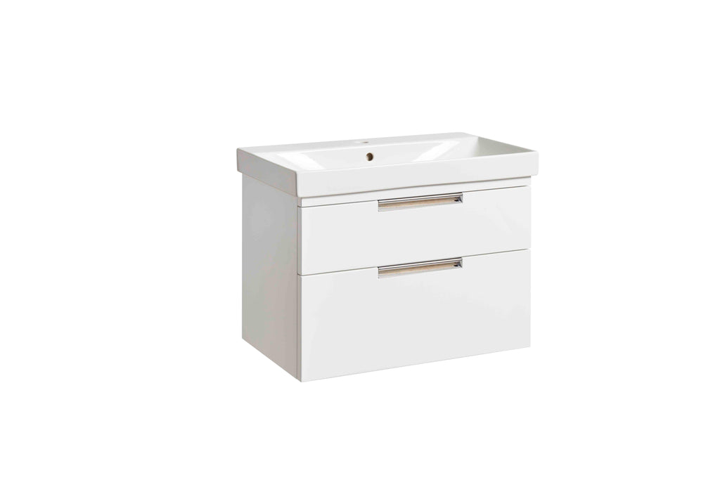 700mm Platform Double Drawer Wall Mounted - W