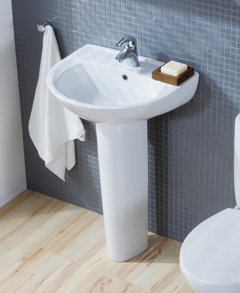 President 55cm Basin 1TH & Full Pedestal