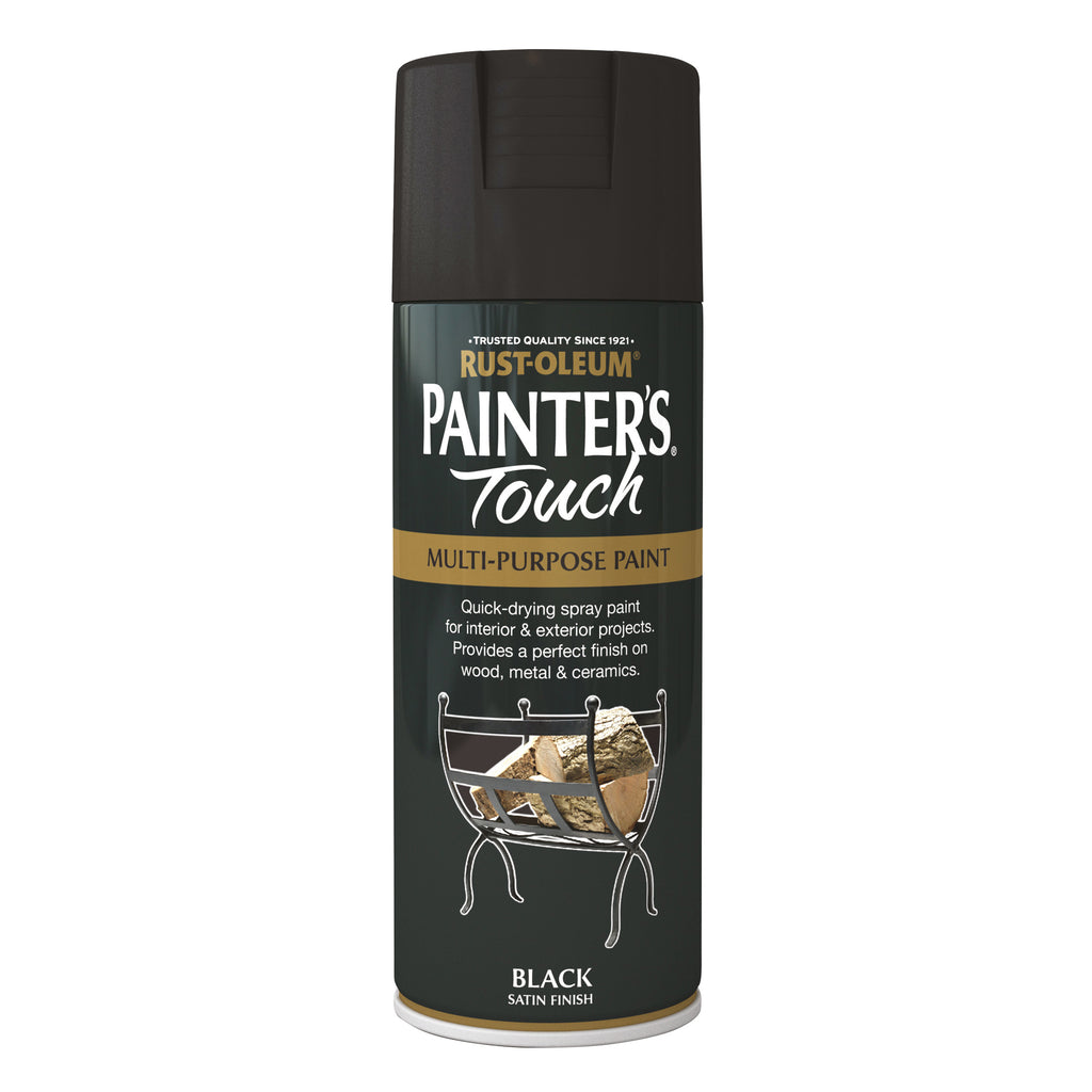 PAINTERS TOUCH SATIN BLACK 400ml