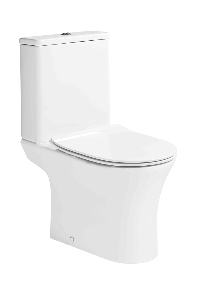Radar Open Back Close Coupled Pan - White