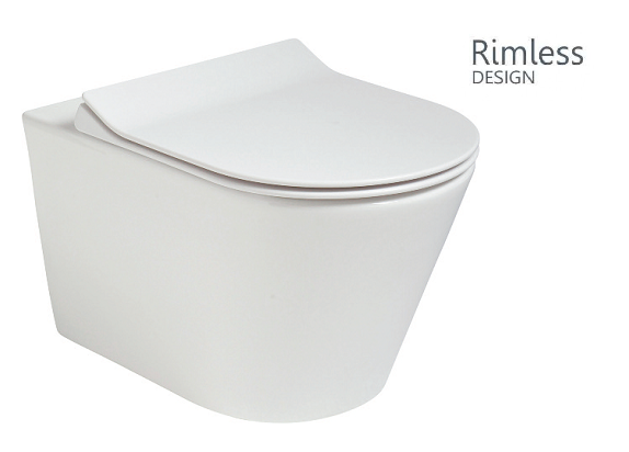 Reflections Back to Wall Rimless WC- Sli
