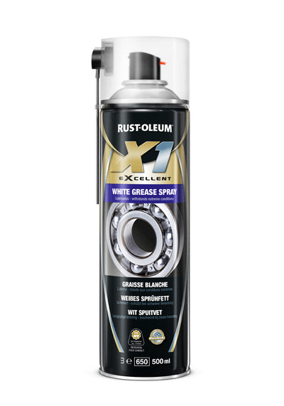 X1 WHITE GREASE SPRAY 500ml
