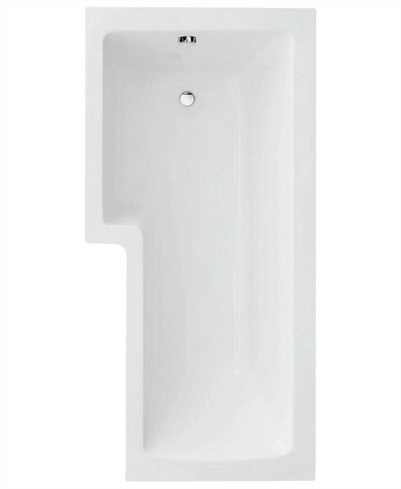 L Shape 1700x850mm LH Single Ended Bath