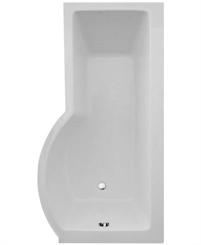 P Shape 1700x850mm RH Single Ended Bath