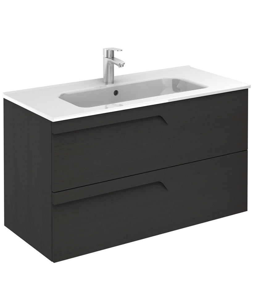 Brava Nature Grey 100 Vanity Unit & Slim