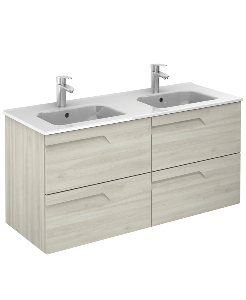 Brava Nature White 120 Vanity Unit & Sli