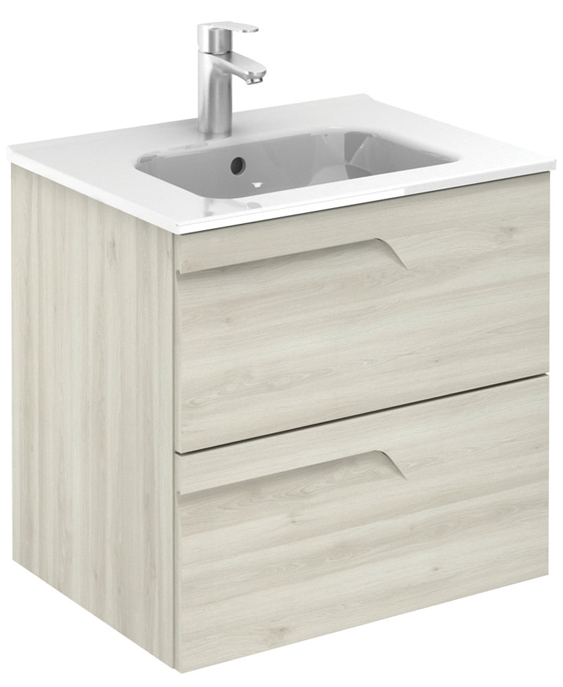 Brava Nature White 60 Vanity Unit & Slim