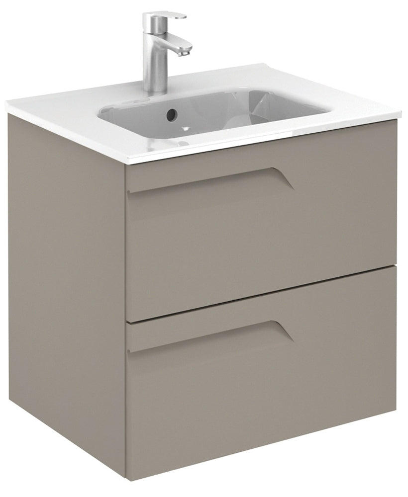 Brava Smokey Matt 60 Vanity Unit & Slim