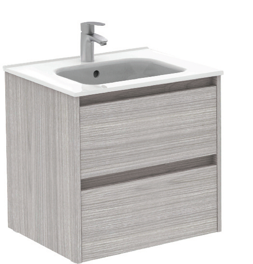 Smart Sandy Grey 2 Drawer 60cm Vanity Un