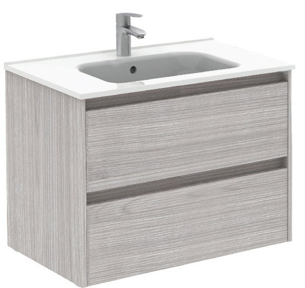 Smart Sandy Grey 2 Drawer 80cm Vanity Un
