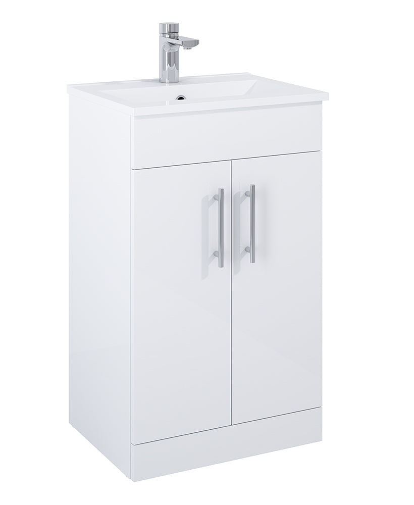 Belmont Square Gloss White 50cm Vanity U