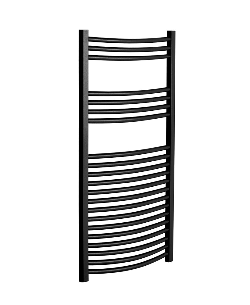 Curved Radiator 1200x500 Black