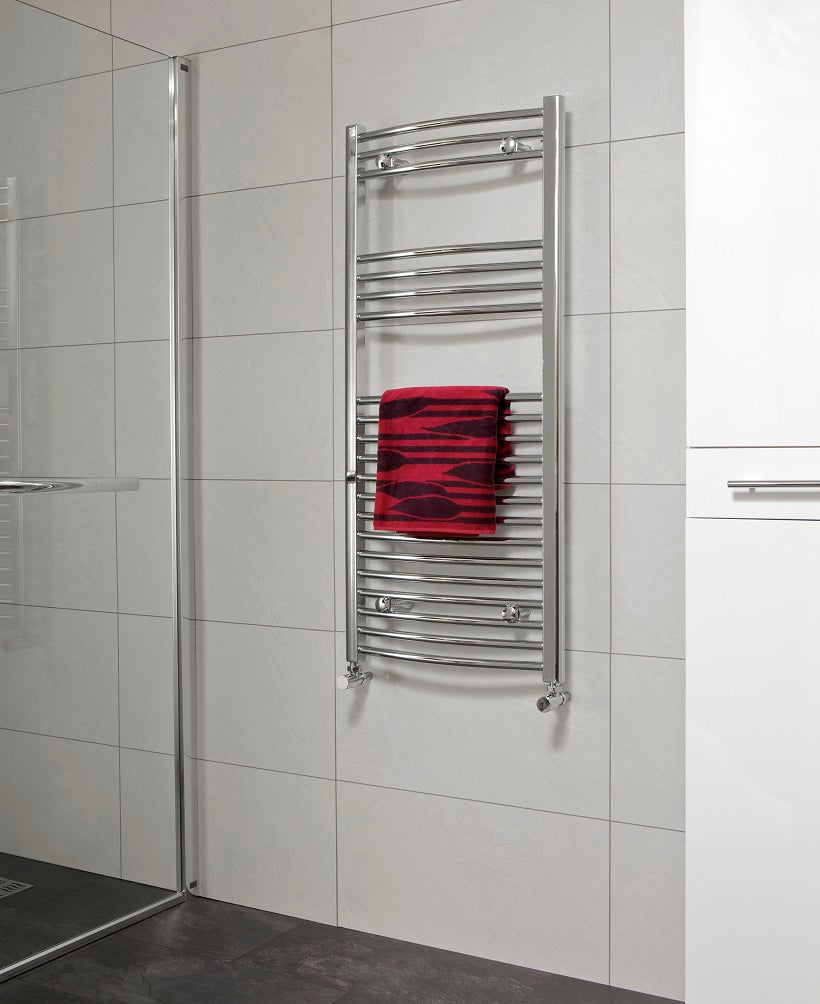 Curved Radiator 1200x600 Chrome