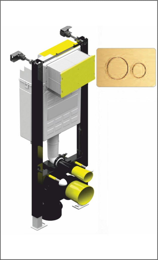 SMALL FASTFIX FRAME HIGH FOR WALL HUNG W