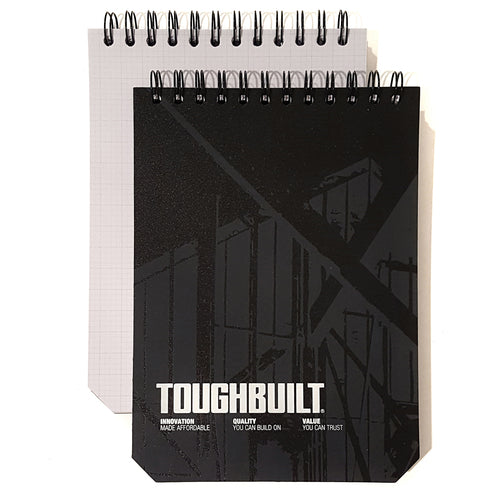 Toughbuilt Grid Notebook (Large) - 2 Pack