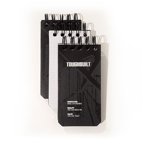 Toughbuilt Grid Notebooks (Extra-Small) - 3 P