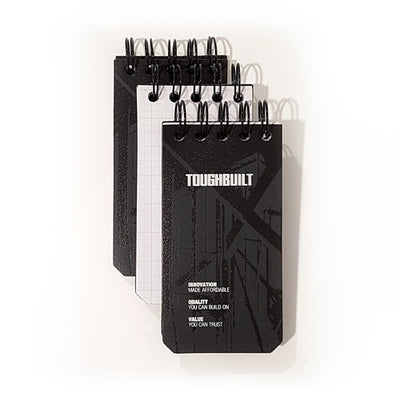 Toughbuilt Grid Notebooks (Extra-Small) - 3 P