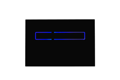 Touch Sensor Dual Flush Plate - Black