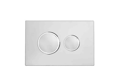 Traditional Flush Push Plate - Chrome