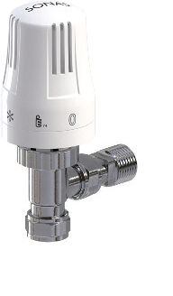 Sonas Angled Thermostatic Valve And Lock