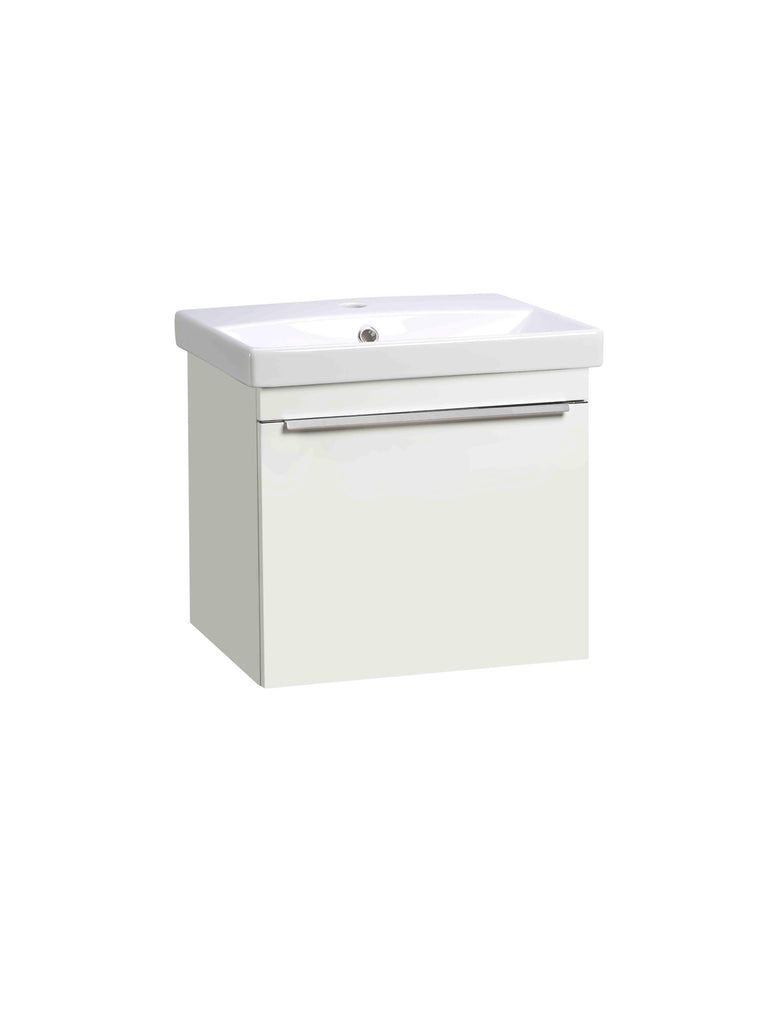 500mm Type 1 Drawer Wall Mounted Unit - White
