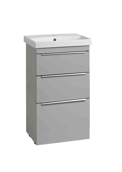 500mm Type 3 Drawer Floor Mounted Unit - Ligh