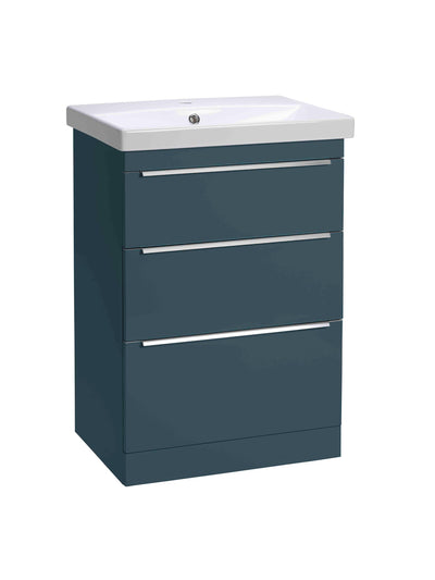 600mm Type 3 Drawer Floor Mounted Unit - Dark