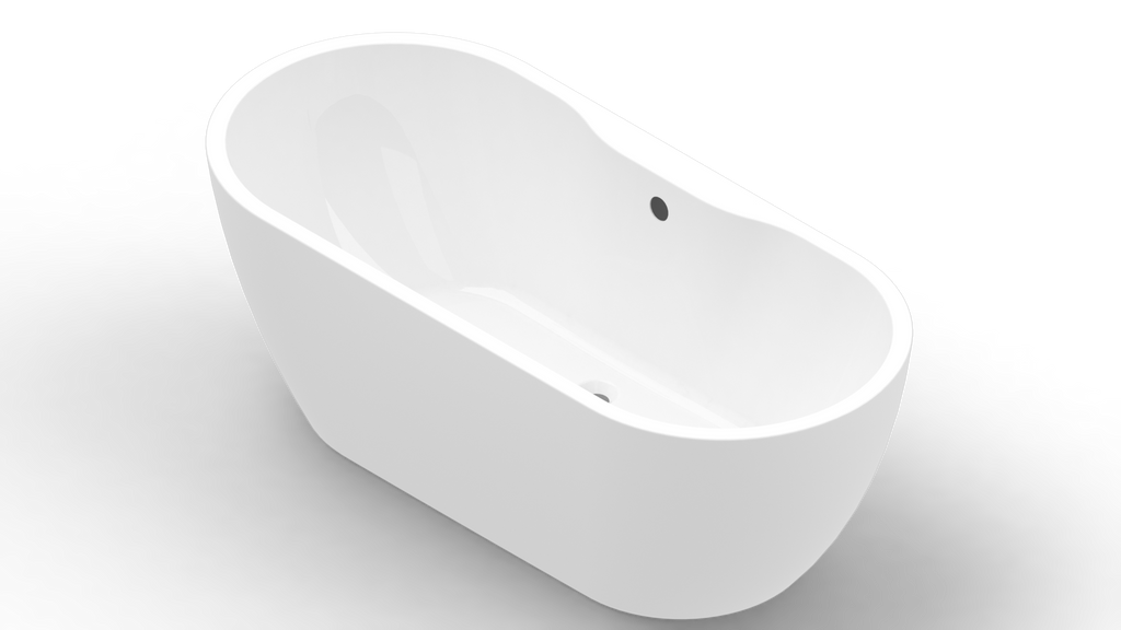 Andrea Freestanding Bath inc waste and o