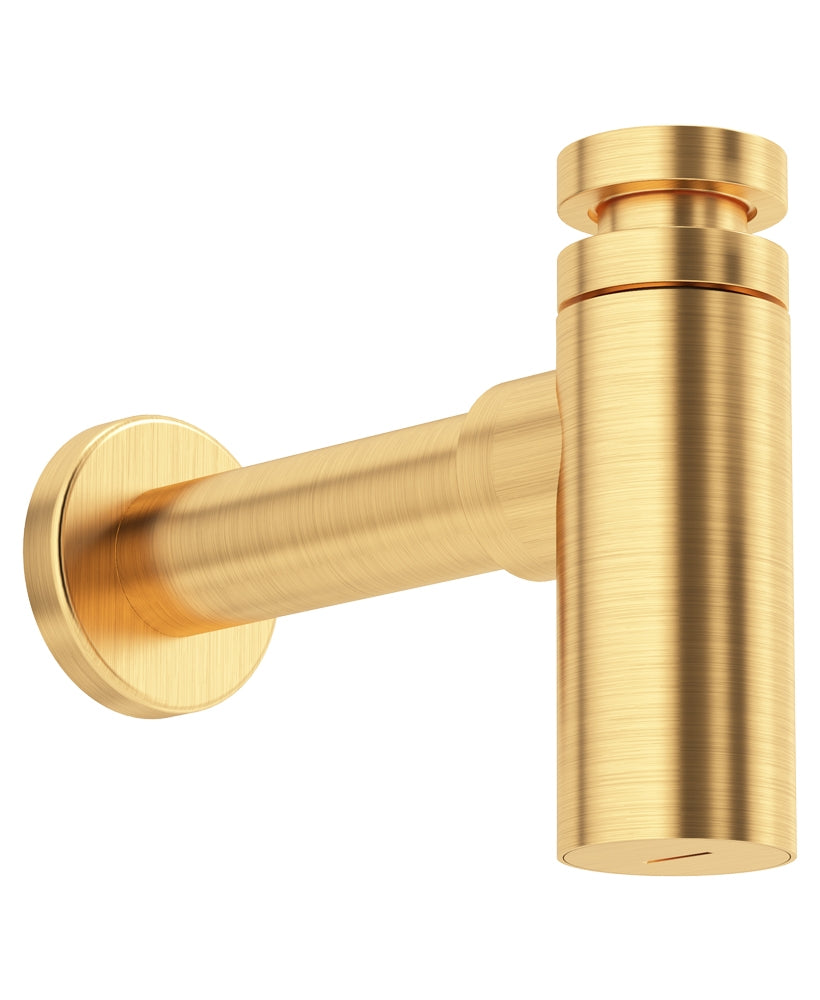 Sync Brass Minimalist Bottle Trap Brushe