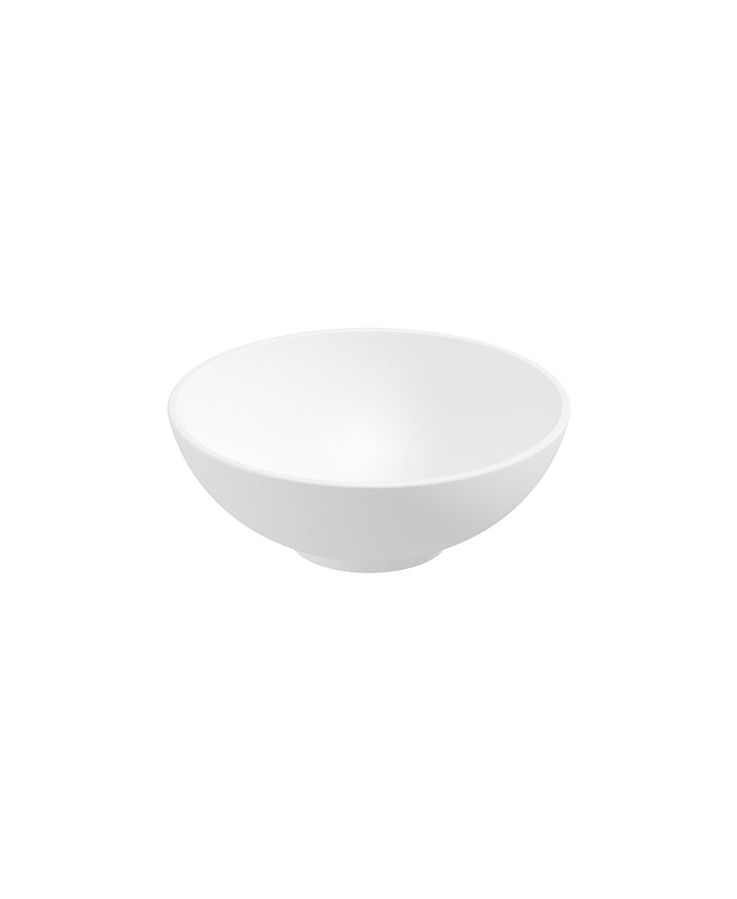 Skal Round Wash Basin 400x150 White and