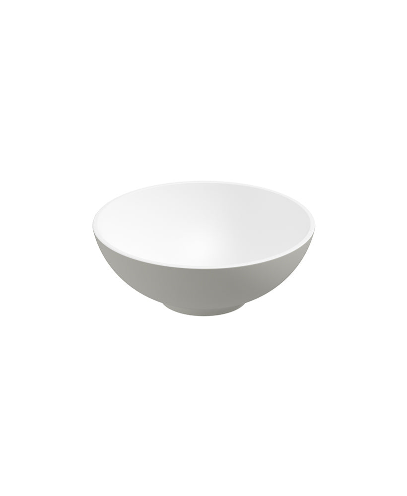 Skal Round Wash Basin 400x150 White - Ar