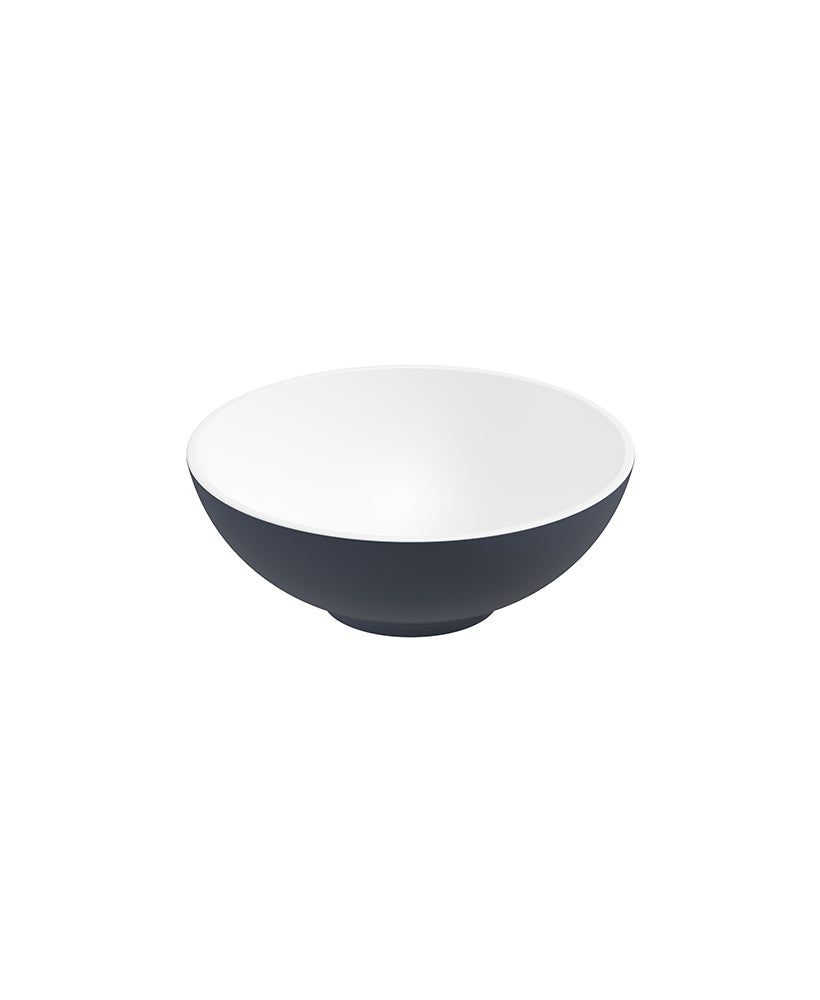 Skal Round Wash Basin 400x150 White - Ni