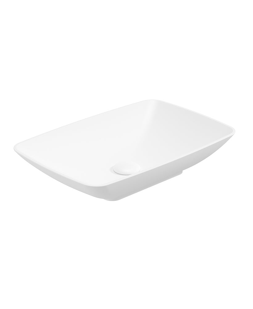 Skal Rectangle Wash Basin 600x400 White