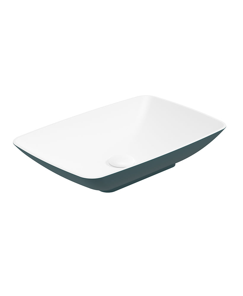 Skal Rectangle Wash Basin 600x400 White