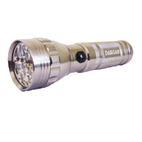GREY 10 LED FLASHLIGHT