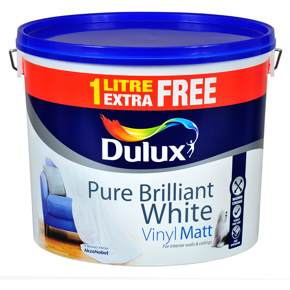 Dulux Vinyl Matt Special Pure Brilliant White 11L