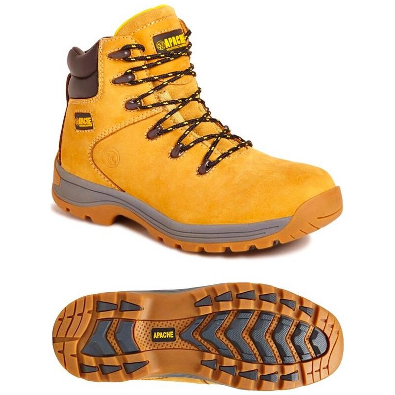 APACHE S3 WHEAT NUBUCK SAFETY BOOT