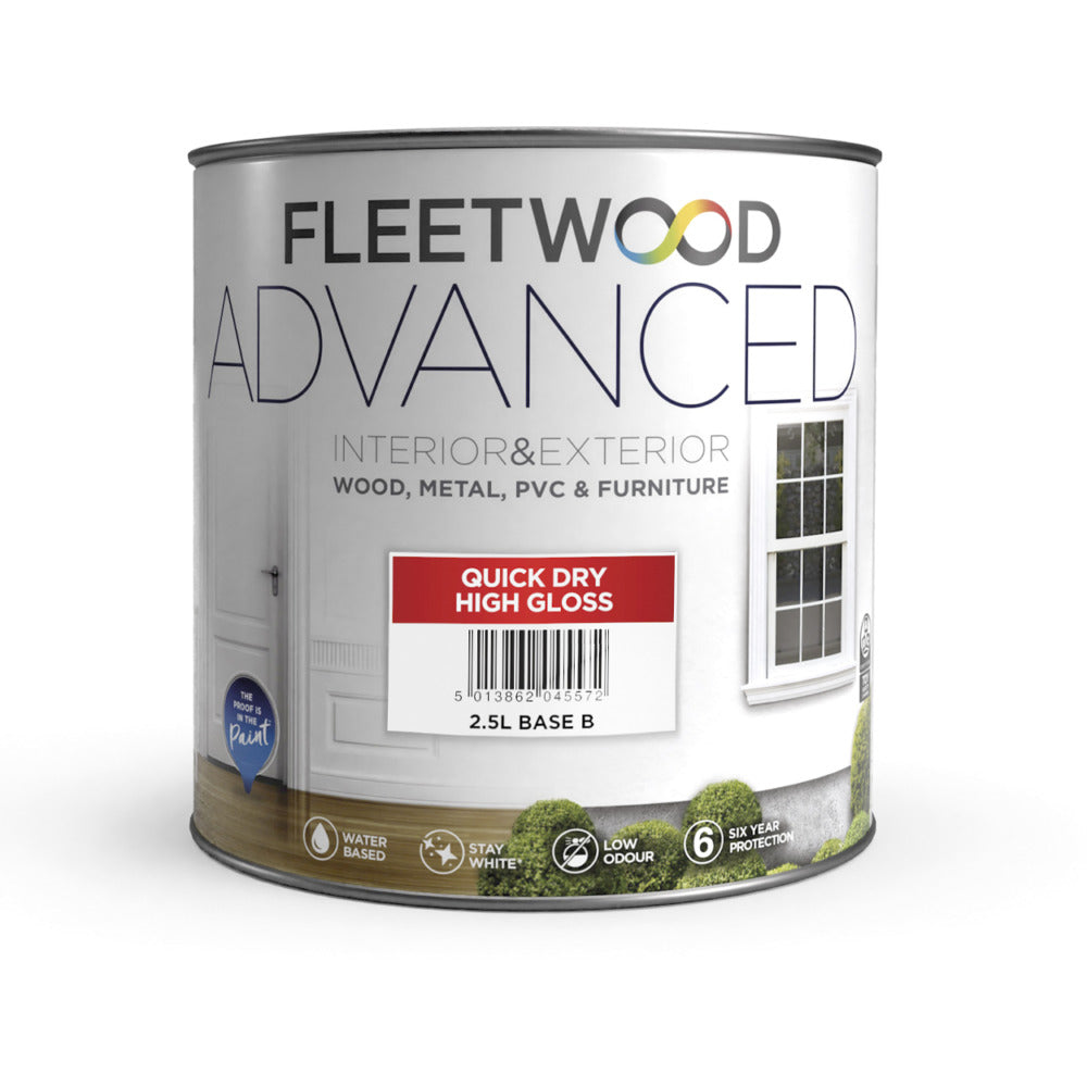 Fleetwood Advanced Quick Dry Gloss Brilliant White 1L