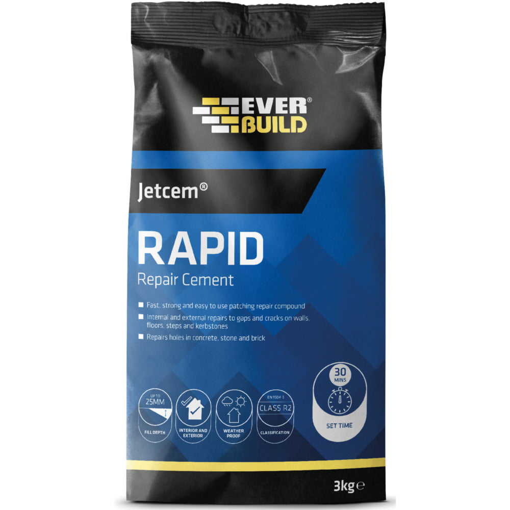 Everbuild Jetcem Rapid Grey - 3kg