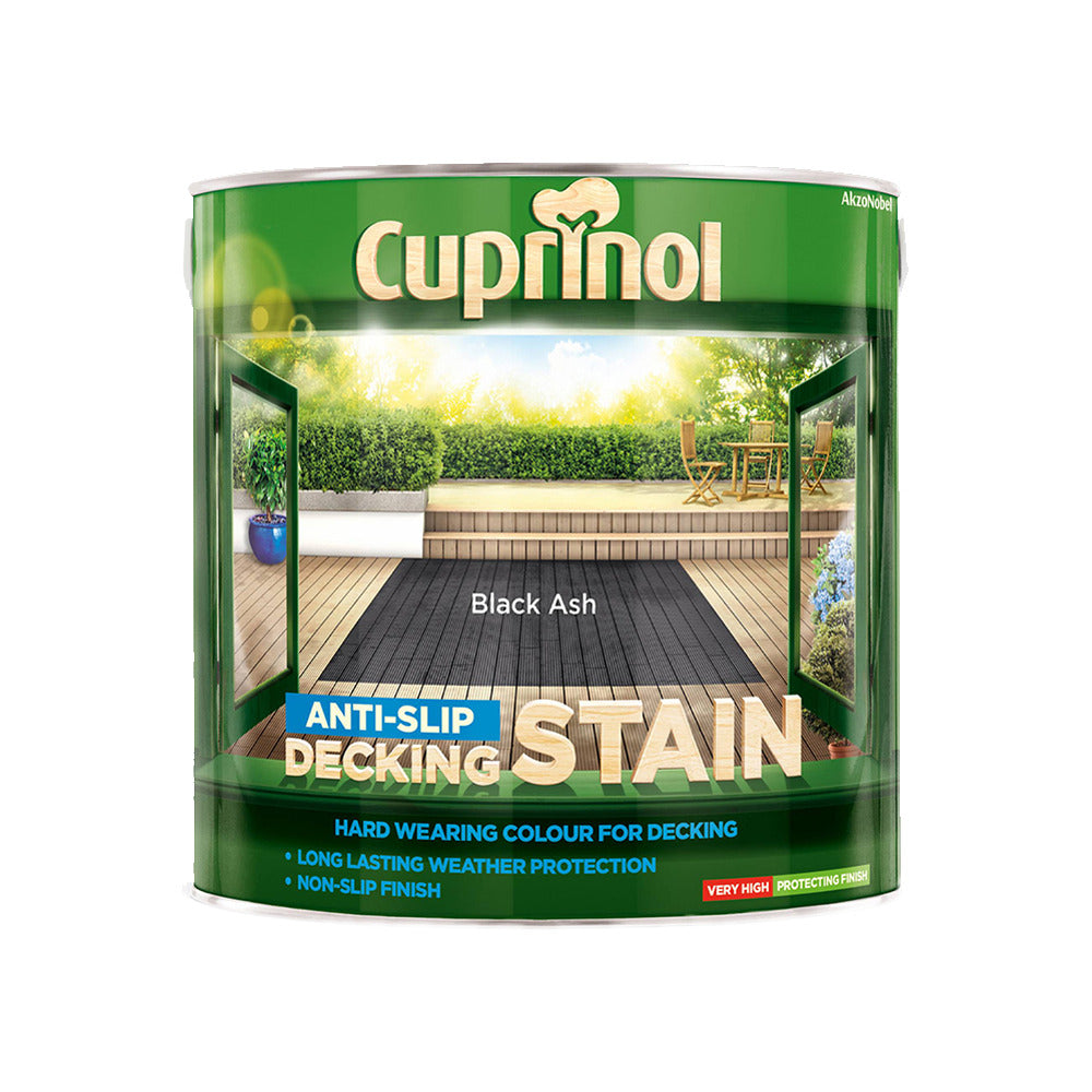 Cuprinol Anti-Slip Deck Stain Black Ash 2.5L