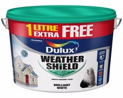 DULUX WEATHERSHIELD WHITE 11L