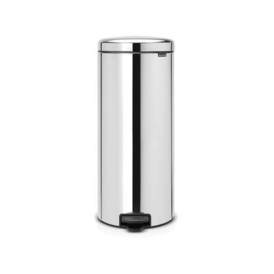 Brabantia - Pedal Bin 30L-Brill Steel