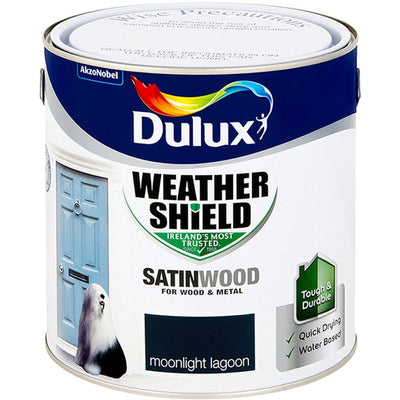 Dulux Weathershield Exterior satin Moonlight Lagoon 2.5L