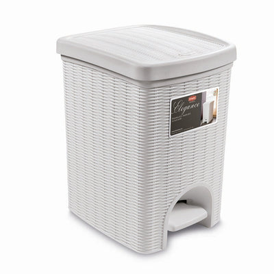 Dosco - Elegance Large Dustbin 20L 31 x 27.5 x 39cm White