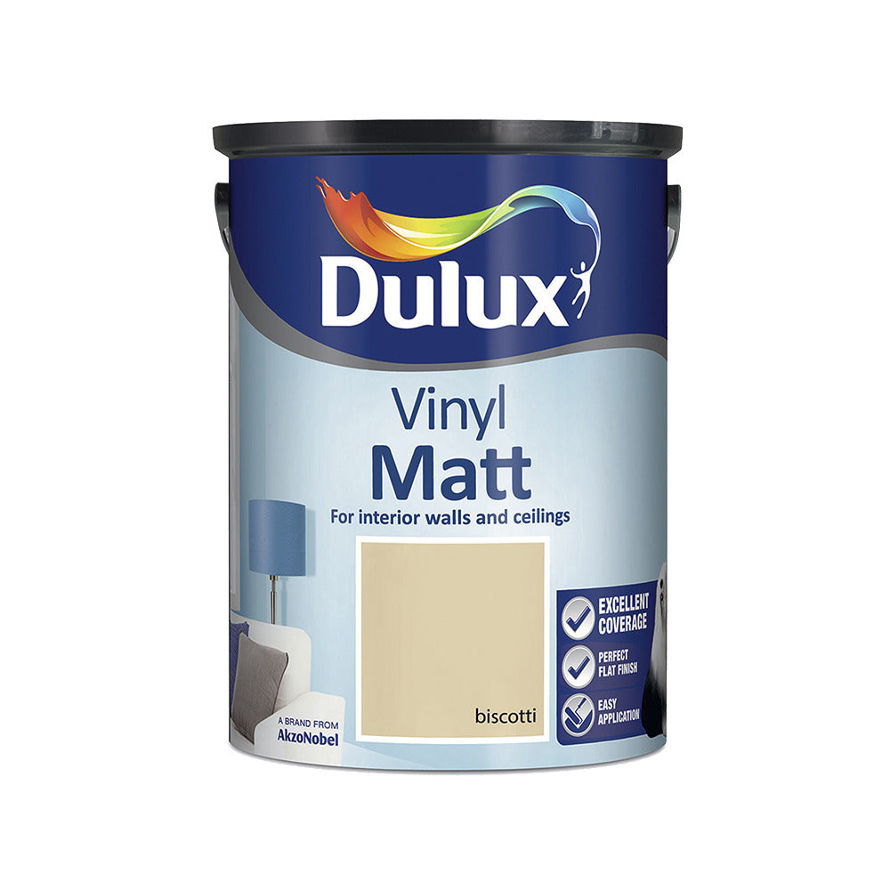 Dulux Vinyl Matt Biscotti 5L