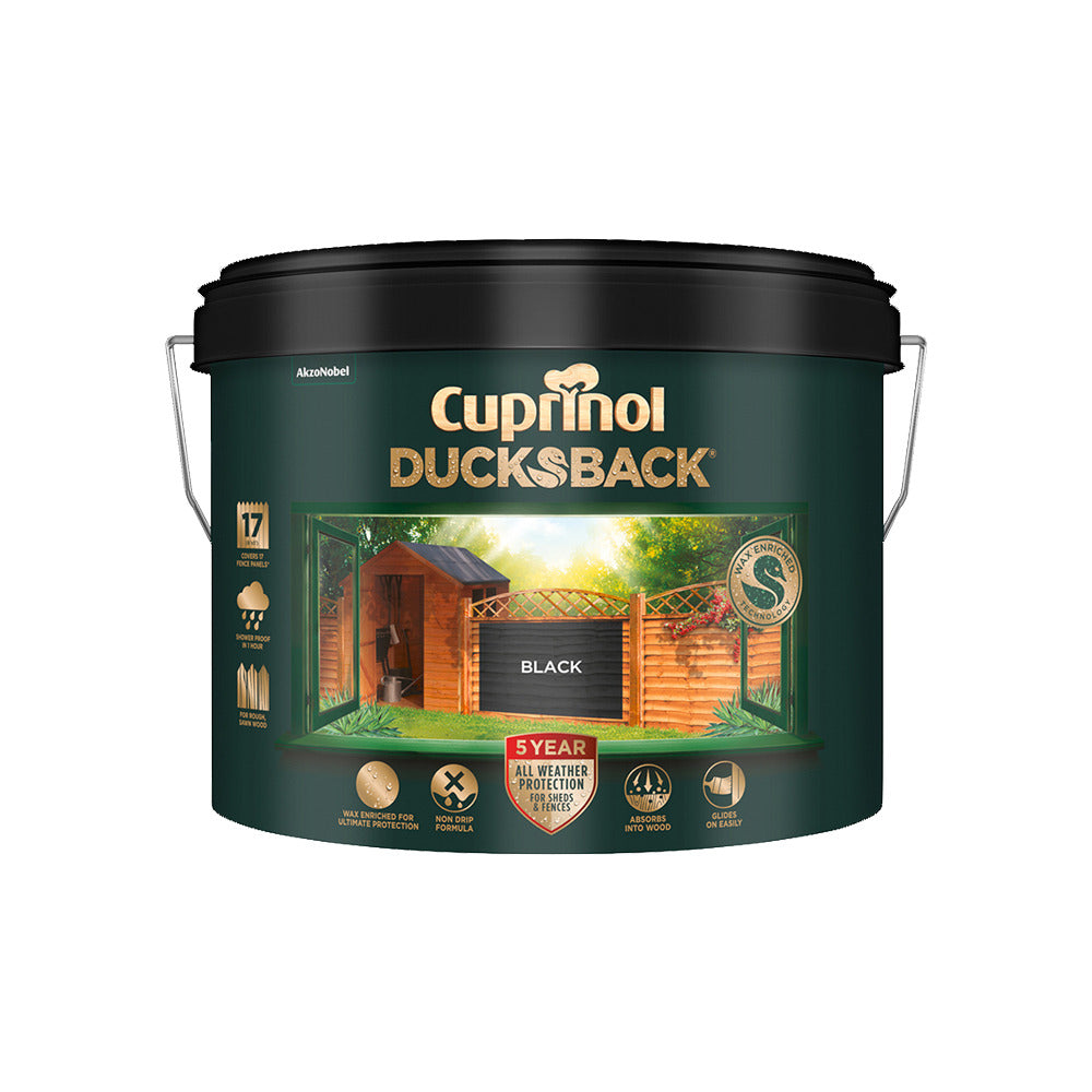 Cuprinol 5 Year Ducksback Black 9L