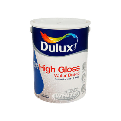 Dulux Water Based High Gloss Pure Brilliant White 5L